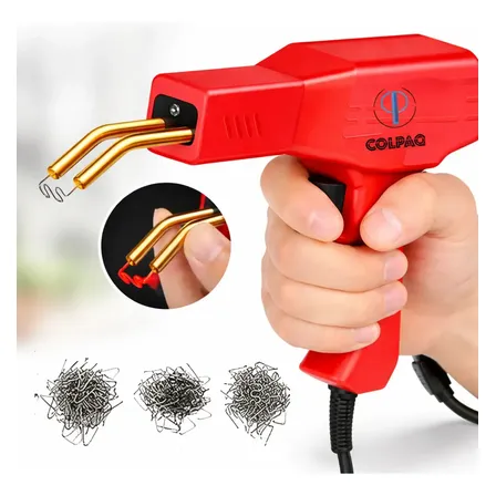 Soldador Plástico Solda Para-choque Carro E Moto Farol Carenagem 200 Grampos 110v Marca Colpaq