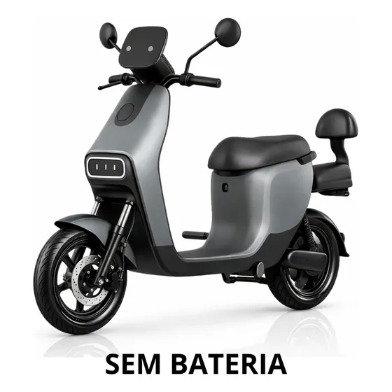 Adicione No Carrinho Bicicleta Elétrica 1000w+ Bat Litio20ah Cinza-escuro