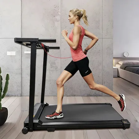 Esteira Elétrica Ergométrica 127v/220v 1.5hp, Capacidade De Carga 110kg, 12 Tipos Correr, Com Proteção Contra Falha De Energia Preto 127/220v