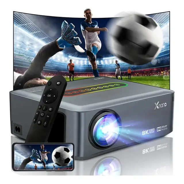 Projetor Smart Profissional Android 13 8k Decodificação Fhd Wifi 18000 Lumens 1080p 127/220v