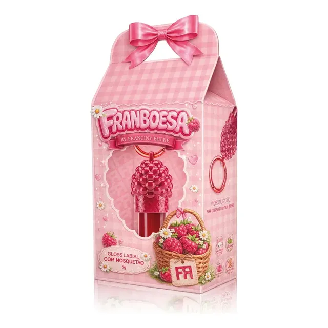 Gloss Franboesa Fran By Franciny Ehlke Brilho Vermelho