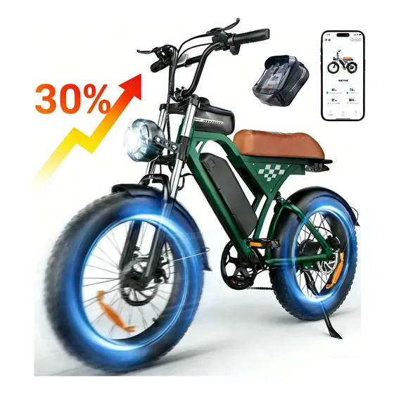 Bicicleta Elétrica Xroymexroy Adultos,motor 1000w,bateria 18.2ah,velocidade 50km/h,autonomia 88km+,rodas 20*4 ,bolsa Para Celular E App Inteligente Ideal Para Trilhas,montanhas E Terrenos Acidentados