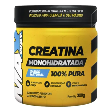Creatina Pura Monohidratada Pote 300g Max Way Nutrition