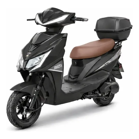 Bike Scooter Eletrica Ibiza 1000w Bateria Chumbo 60v 20ah Preto