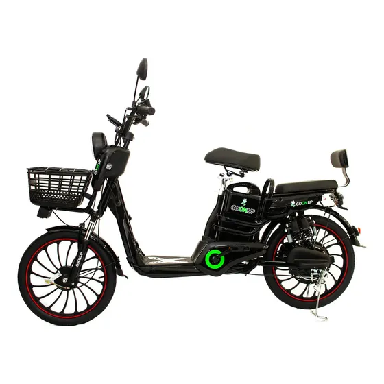 Bicicleta Elétrica Goon.up® 1000w Litio 20ah Autonomia 60km Preto