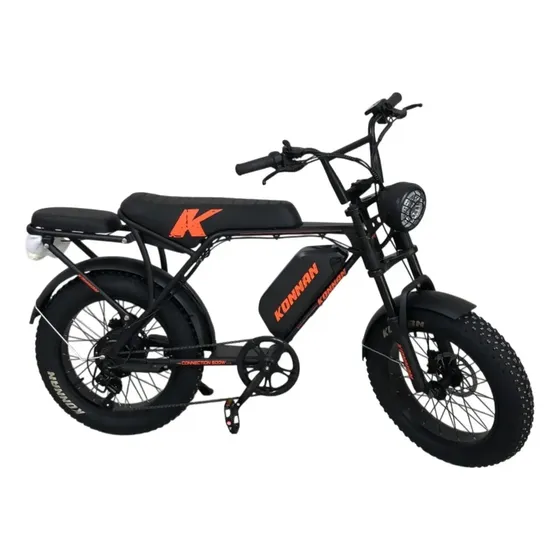 Bicicleta Elétrica 500w Konnan Connection 48v 18,2ah Sem Cnh Laranja