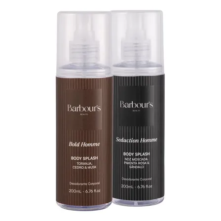 Body Splash Bold E Seduction Homme Barbour's 200ml