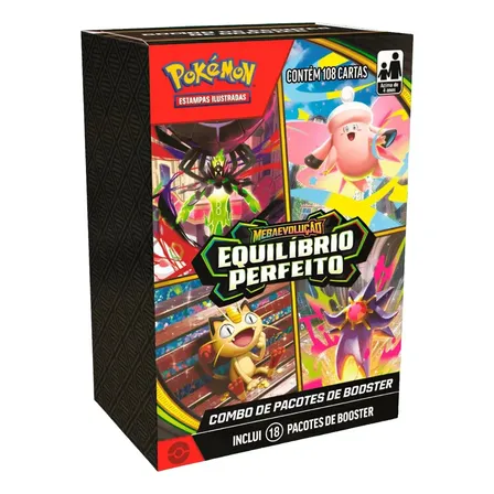 Combo De Booster Mega Evolução Equilíbrio Perfeito - Copag
