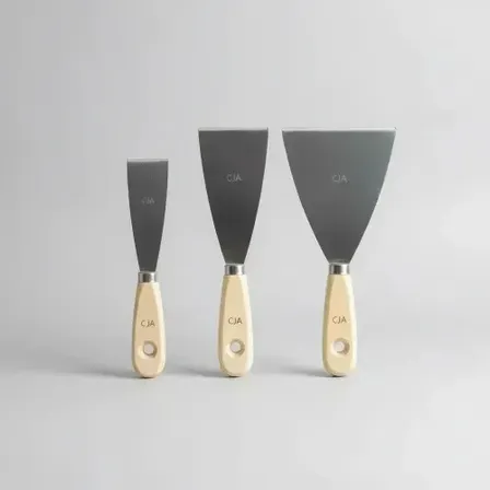 3 Espátula Multiuso Metal Raspar Parede Tinta Massa Corrida