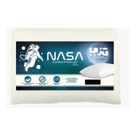 Travesseiro Nasa Alto Visco 13cm Hug Comfort Premium
