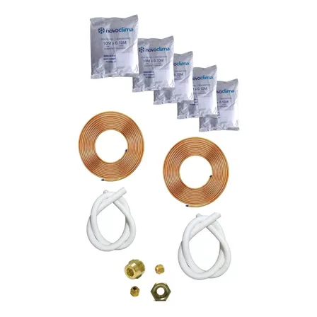 Tubo De Cobre Flexível 1/4 + 3/8 15m Cada+isolantes Termicos