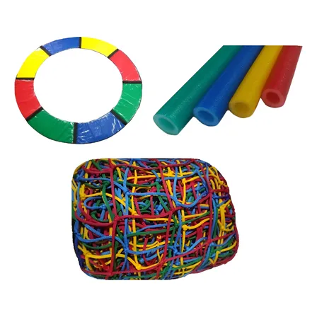 Kit Protetor De Molas 2,44 - 2,50 Mts + Rede + 6 Isotubos