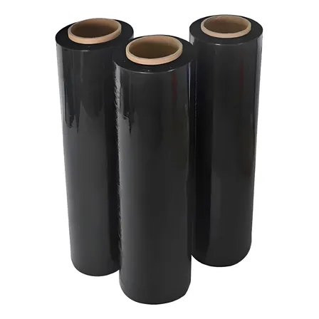 Bobina Filme Stretch Preto Tubete 700x25mic C/ 450 M - 3 Un