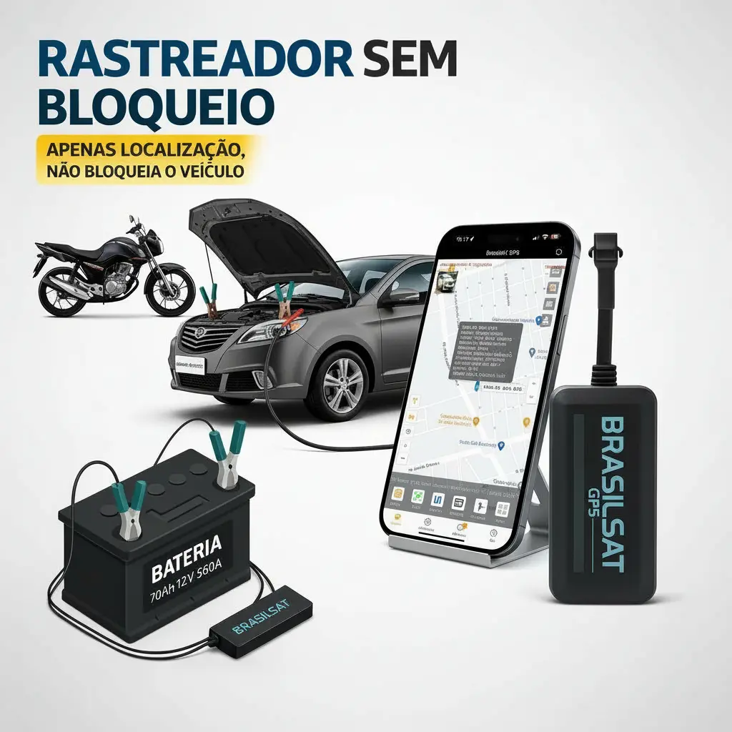 Rastreador Veicular Gps Sem Bloqueio Com App Em Tempo Real