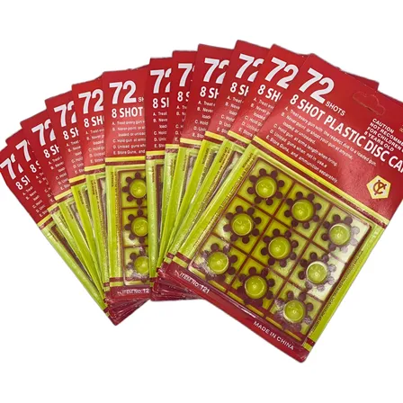 Kit Com 12 Cartelas De Espoleta Para Revolver De Espoleta