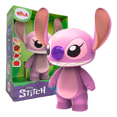 Boneca Angel Stitch Mexe Orelhinhas E Boca Realista Disney