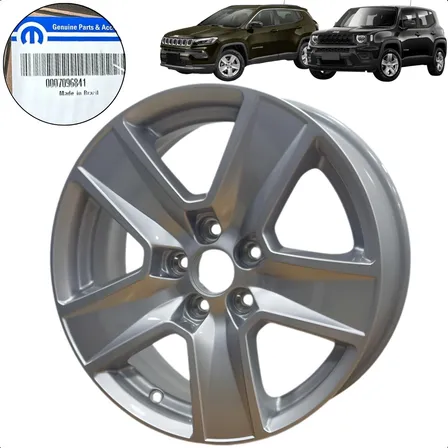 Roda Aro 17 Jeep Compass Renegade Liga Leve 5x110 Original