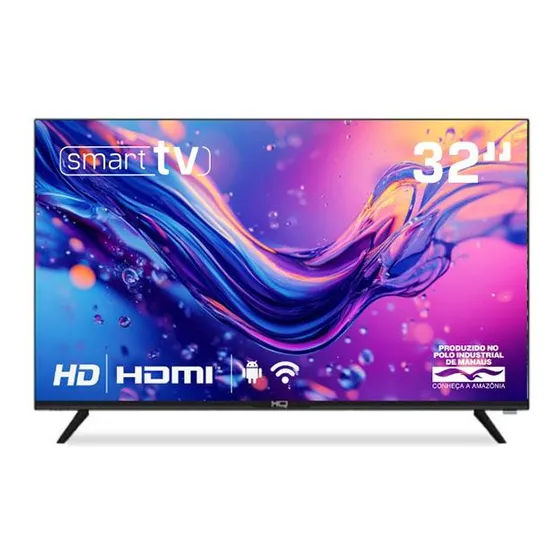 Smart Tv Hq 32 Led Hd 3hdmi 2usb Bluetooth Preto