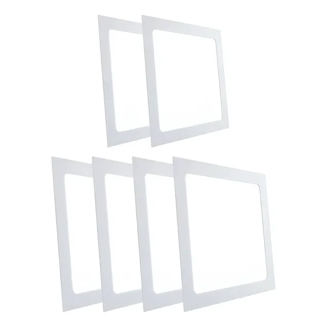 Kit 7 Painel Plafon Luminaria Embutir Led Ultra Slim 25w