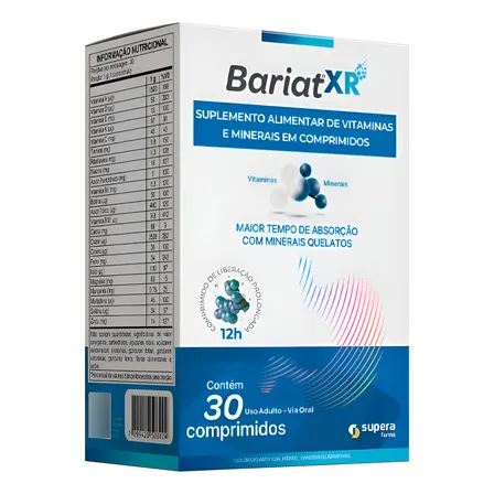 Bariat Xr 30 Comprimidos Suplemento Alimentar Quelato Supera