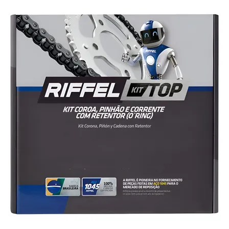 Relação Nxr Bros 160 Xre 190 Com Retentor Padrão Original