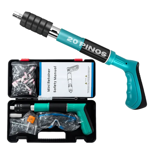 Pistola Fixação Ação Direta Finca Pinos Drywall Gesso Maleta