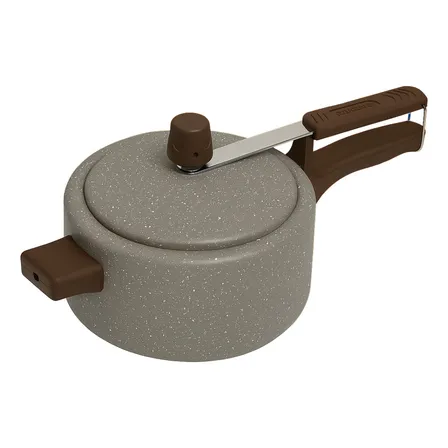 Panela De Pressão Pequena 2 Litro Antiaderente Inmetro Stone
