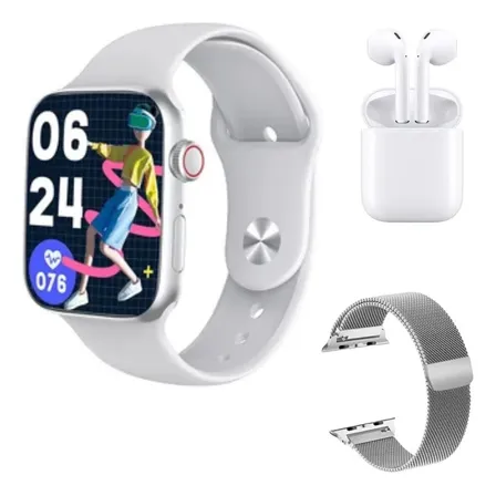 Smartwatch S10 Pro Tela Amoled Gps Compatível Iphone Samsung