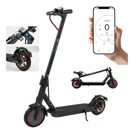 Patinete Elétrico Dampher Preto Dobrável Xm-01 350w 25km/h