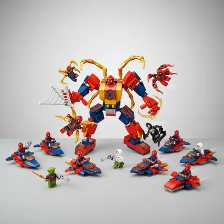 Blocos De Montar Homem Aranha Mars Linha Oficial