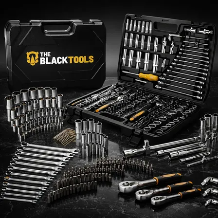 Jogo De Ferramentas 216 Pçs Maleta Completa Uso Profissional