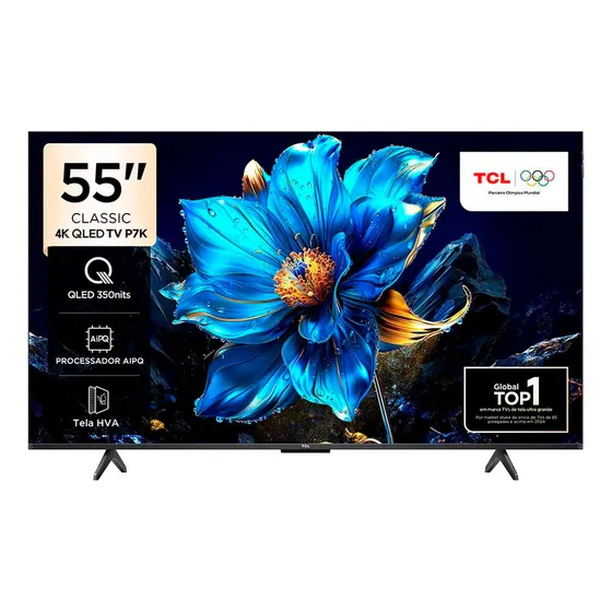 Smart Tv 55 55p7k 4k Qled 60hz Hdr10 Dolby Tcl