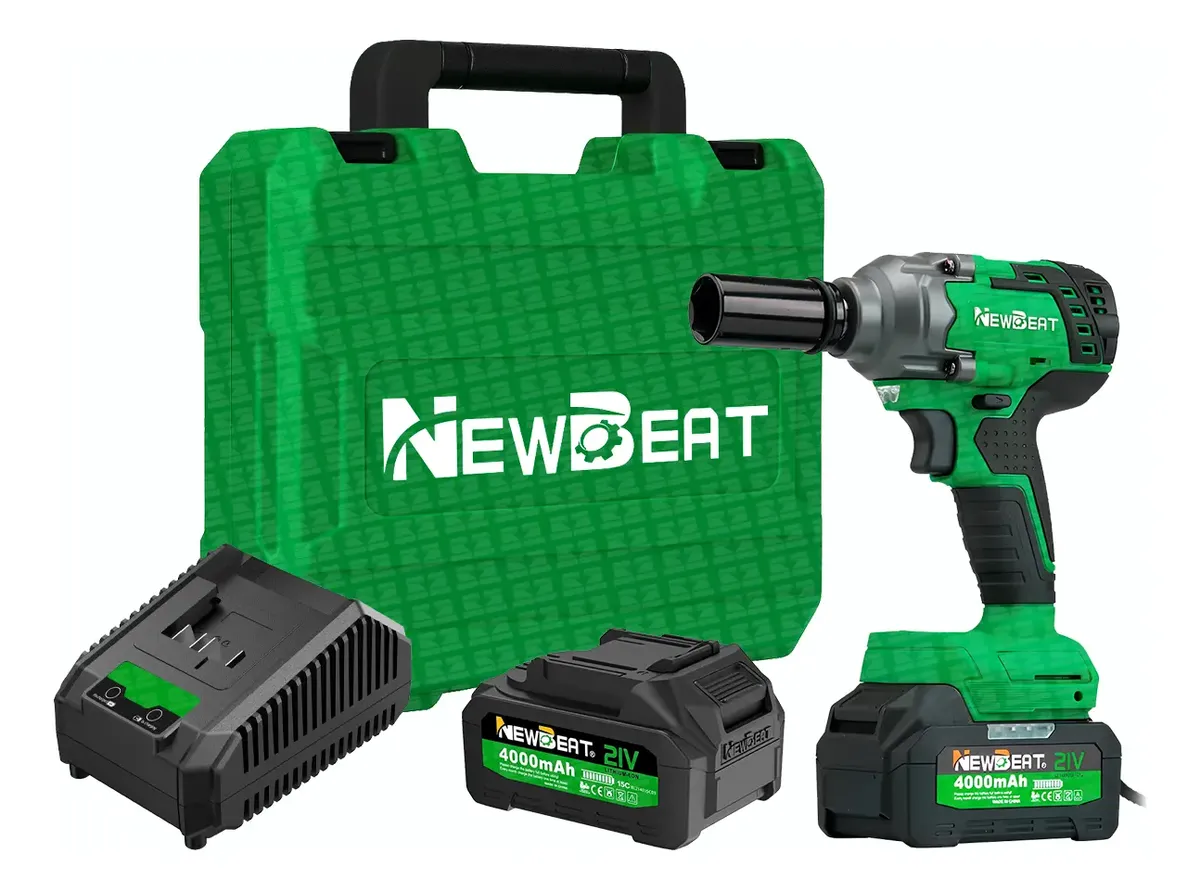 Chave De Impacto Sem Fio 550n.m Profissional 2 Baterias 21v