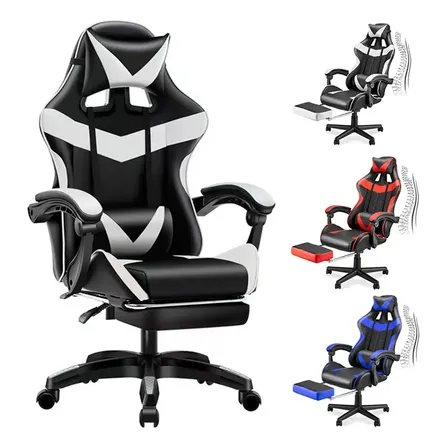 Cadeira Escritório Gamer Ergonômica Reclinável Giratoria