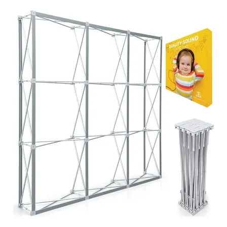 Painel Pantográfico Alumínio 230 X 230 Cm + Bolsa Transporte