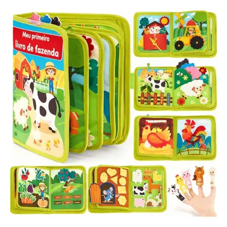 Versão Pt-br | Brinquedo Montessori Iniciação Bebê Criança