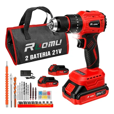 Parafusadeira Furadeira De Impacto Profissional Brushless