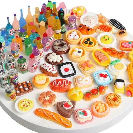 Miniatura Comidinha Bebida Boneca Cozinha Kit 15 Peças