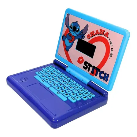 Laptop Minigame Notebook Infantil Bilíngue Stitch