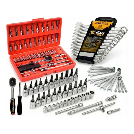 Jogo Completo De Ferramentas Profissional 58 Peças Aço Crv