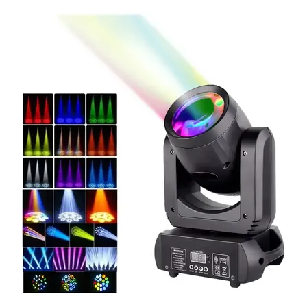 150w Moving Head Led Beam Rgbw Prisma E Gobo Giratório Dmx