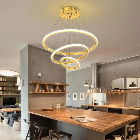 Luminaria De Teto Para Sala 76w Lampada Moderno Led Pendente