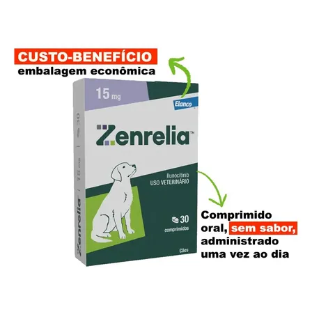 Zenrelia Tab 15mg 30 Comprimidos Dermatite-elanco
