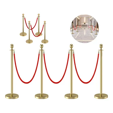 Pedestal Organizador Separador Fila Cromado 4 Unidade Metals