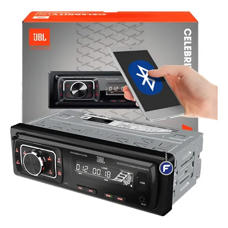 Radio Automotivo Sem Toca Cd Mp3 Player Bluetooth Jbl Usb