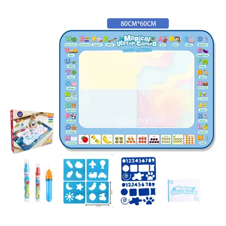 Tapete Tatame Infantil Educativo P/ Bebê 80*60cm +3 Caneta