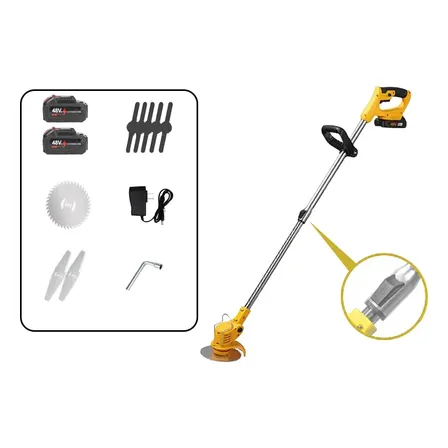 Roçadeira Bateria 48v Sem Fio 2 Baterias Profissional