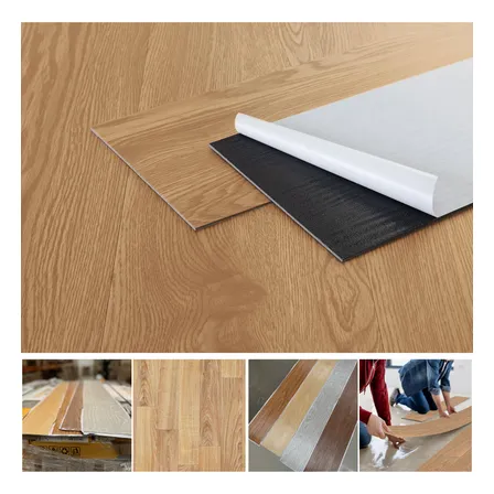 Piso Vinílico Autocolante Régua Adesiva Madeira Pdeals