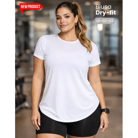 Blusa Plus Size Feminina Dry Fit Academia Fitness Gg Ao G2