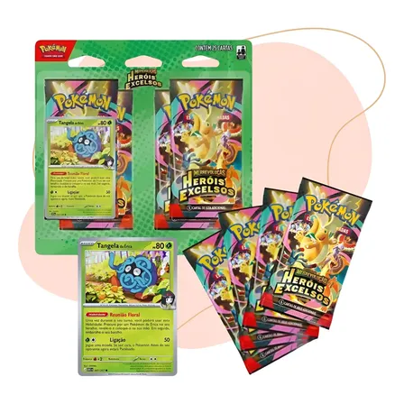 25 Cartas Pokemon Booster De Megaevolução Heróis Excelsos
